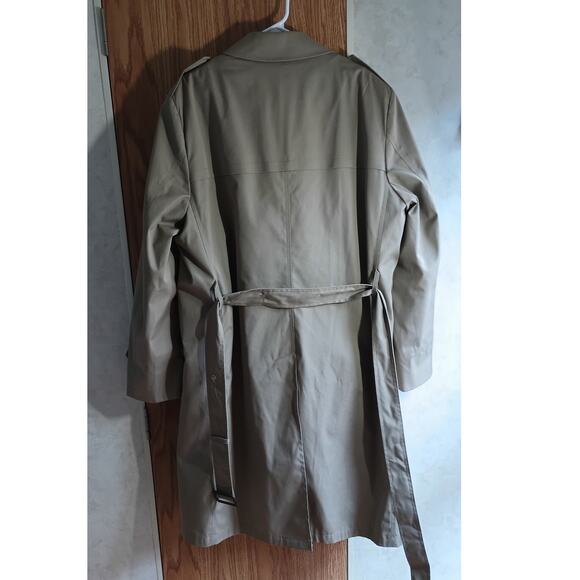 Vintage Botany Weathertopper Trench Coat 44L USA Removable Liner Classic Mens - Picture 5 of 14